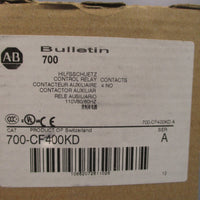 Allen-Bradley Control Relay 20A 110V 50/60Hz Ser A 700-CF400KD