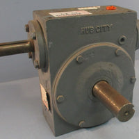 Hub City 0220-10905-381 Worm Gear Speed Reducer 30:1 Ratio Model 381