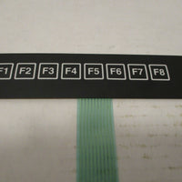HISPEED Strip Panel Soft Keypad 8 Keys 5C-01T-0007 F1-F8 NEW