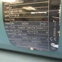 Baldor VEUHM3538 SuperE Motor .5HP 1735RPM 60Hz 3Ph 208230/460V