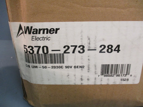 Warner Electric 5370273284 Clutch Brake UM502030C 3600RPM 21W 90V DC