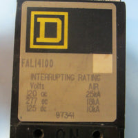 Square D Single Pole 100 A Circuit Breaker Model FAL14100