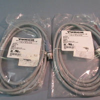 Turck Thin Cable Eurofast Straight Male RSC 5722M ID U03030 Lot of Two