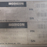 Modicon ASP930104 984 Programmable Controller P1984A816 w/ Cards Used
