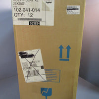 KOCH Pleated AC Furnace Air Filters (Qty 12) in Box 25x25x1 102041014