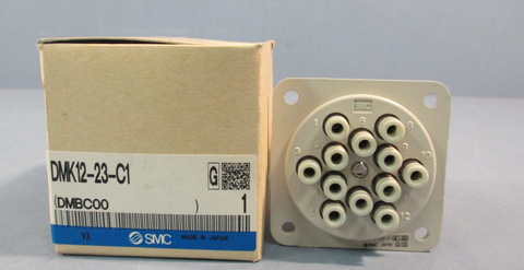 SMC DMK1223C1 MultiConnector with Onetouch Fittings Cover on One Side
