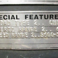 US Motors X15T1BZCRP Vertical Taper Shaft Motor 15 HP 08695940100 CorroDuty