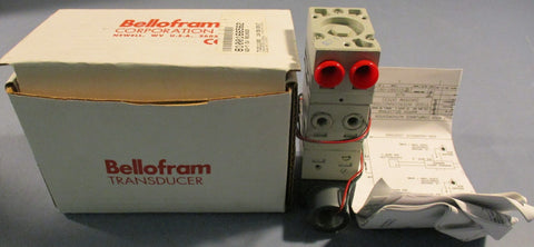 Marsh Bellofram 960715000 Transducer 420mA 060PSI Output