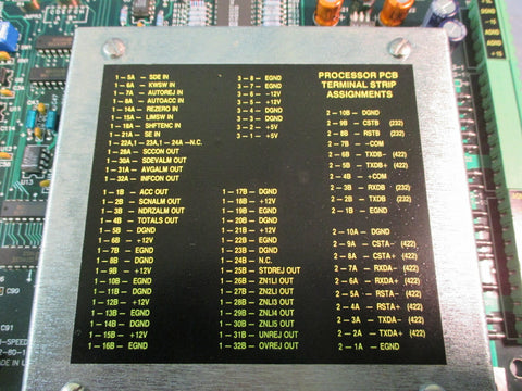 HISPEED CHECKWEIGHTER PROCESSOR BOARD REV D P280101