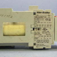 Allen Bradley 100SC23DJ14C Ser. C Safety Relay 100C23D*10 100SF 24VDC 600VAC