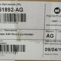 Markem Imaje SmartDate X40 Mono Controller 10051892AG SDX40INT53RH
