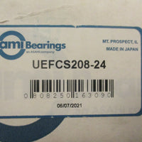 Ami Bearings UEFCS20824 Collar Locking Piloted Flange Cartridge Unit