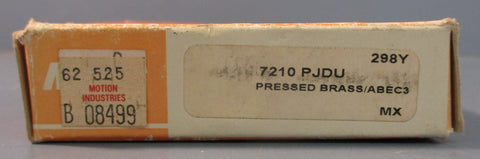 MRC 7210PJDU Angular Contact Bearing 90mm OD x 50mm Bore x 20mm W