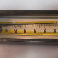 Dwyer Flowmeter 65mm Flow Meter with "M" Dial Used