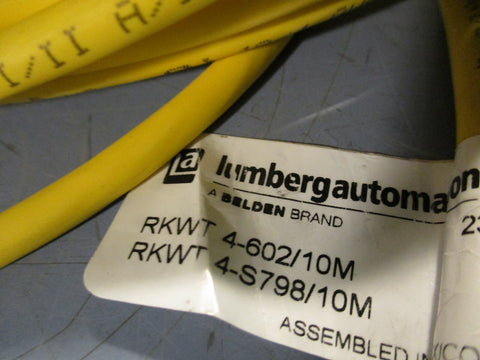 Lumberg Automation Single Ended Cordset RKWT 4602/10M/RKWT 4S798/10M