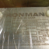 Grove Gear Ironman Gearbox Ratio 100:1 56C, 17.5 RPM SSBMQ821100L56