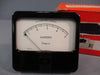 Simpson Analog Panel Meter, Black Spade Type Pointer, AC Current, 0A to 5A 01330