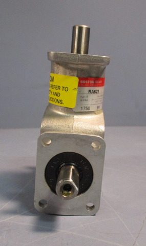 BOSTON GEAR 11423558 Spiral Bevel Rear Drive, 1750 RPM 1:1 Ratio .91 HP, RA621