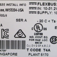 Allen Bradley 1794-IB16 Ser A Flex 16 Pt Digital Input Module 5VDC 30mA