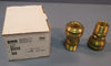 Box of 2 Parker B38J Male Threaded Coupler Measured Thread OD 1-1/4" NIB