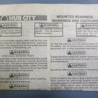 Hub City FB260NX11/2 2 Bolt Flange Block Bearing 11/2" Bore Nickel Plated