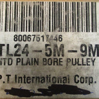 PT International TL245M9MPB HTD Plain Bore Pulley 5/8" Bore 7/8" W 15/8" OD