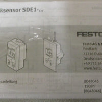 Festo MS4EE1/410V24SAD1 On/Off Valve 527709 Shut off Valve