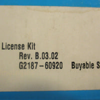 Agilent G218764000 ChemStation Plus Security Pack License Kit G2187AA