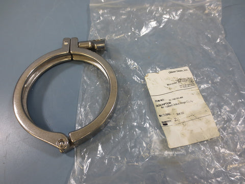 Oliver Dean CLTABORI400 4" Inch Tabbed Orifice Hinge Clamp