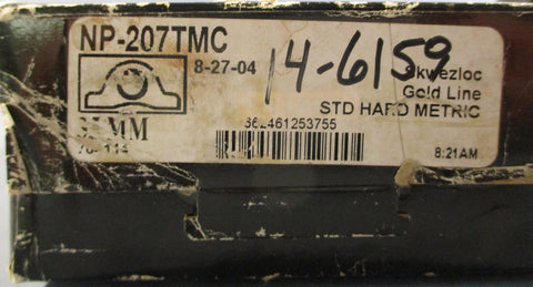 Sealmaster NP207TMC 2Bolt Pillow Block Bearing 35mm Bore NP207TMC
