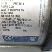 Parvalux Electric SDT AB Motor, 60 Hz, 1 PH, 1700 RPM SDT AB+4642380800