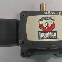 Leeson Iron Man BM8307.5140L Gear Reducer W8300074.007 5:1 11/4" Shaft Dia
