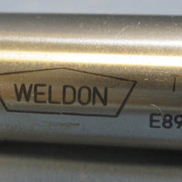 Weldon Taper End Mill Cutter, 3/8x4", 3°, T3-12S-4, 3FL, E89, HS, USA