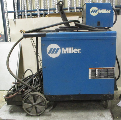 Miller CP-302 CV DC MIG Welder w/ 22A 24V Wire Feeder and Rolling Cart