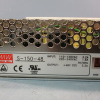 Mean Well S-150-48 Single Output Switching Power Supply 48V 3.125A 150W