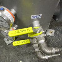 Shelco 7FOS4-316-2F-GP 316L Stainless Steel Filter Housing 150PSI Rating 2" MNPT