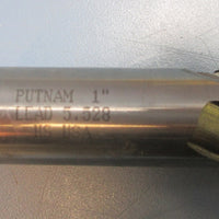 Putnam 1" Lead 5.528 HS 4 Flute End Mill Professionally CNC Resharpened Used