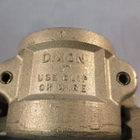 Lot of (2) Dixon C-100 316 Stainless Steel Coupler, Use clip or wire