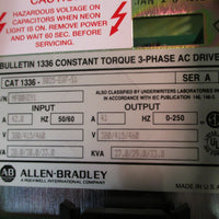 AllenBradley Bulletin 1336 Constant Torque 3Phase AC Drive: 1336B025EAFS1