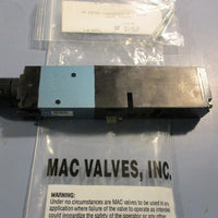 Mac Valves inc PR92CJABB Pneumatic Valve 11291 single solenoid