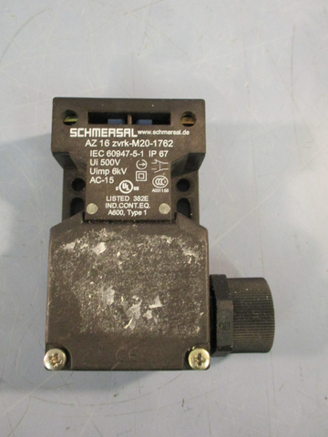 SCHMERSAL AZ 15 zvrk-M16 Safety Switch, IP67, Ui 500V, AC-15 Uimp 6kV