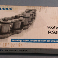Tsubaki RS50 RIV Roller Chain 10ft Riveted Single Strand Size #50, 5/8" Pitch