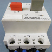 Siemens 3VE10152EU00 Motor Starter Protector G/8708A52