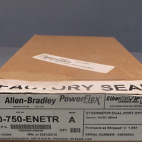 AllenBradley PowerFlex ENet/IP DualPort Module Ser A 20750ENETR SEALED!
