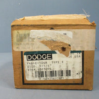 Dodge 'F4BE104R Type E FourBolt Flanged Bearing Round Bore, Tapered Roller