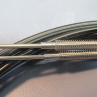 Fiber Optic 6ft Cable Assy w/ 33/4" Thread Mount Probe & Cutter Lot of 2