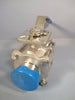 DIXON STAINLESS FULL PORT SANITARY VALVE 2" CF8M 1000 WOG BV2CV-200CCA