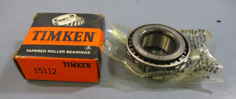 Timken 15112 Inner Bearing Wheel Bearing Cone Bore 1 1/8", Cone Width 13/16"