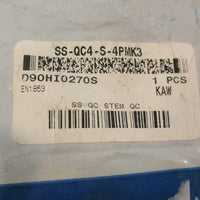 Swagelok SSQC4S4PMK3 Quick Connector 0.3 CV, 1/4 in Tube Fitting