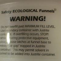 CP Lab Safety Eco Funnel Safety Ecological Funnel 8-1/2" Lid Dia 16" H